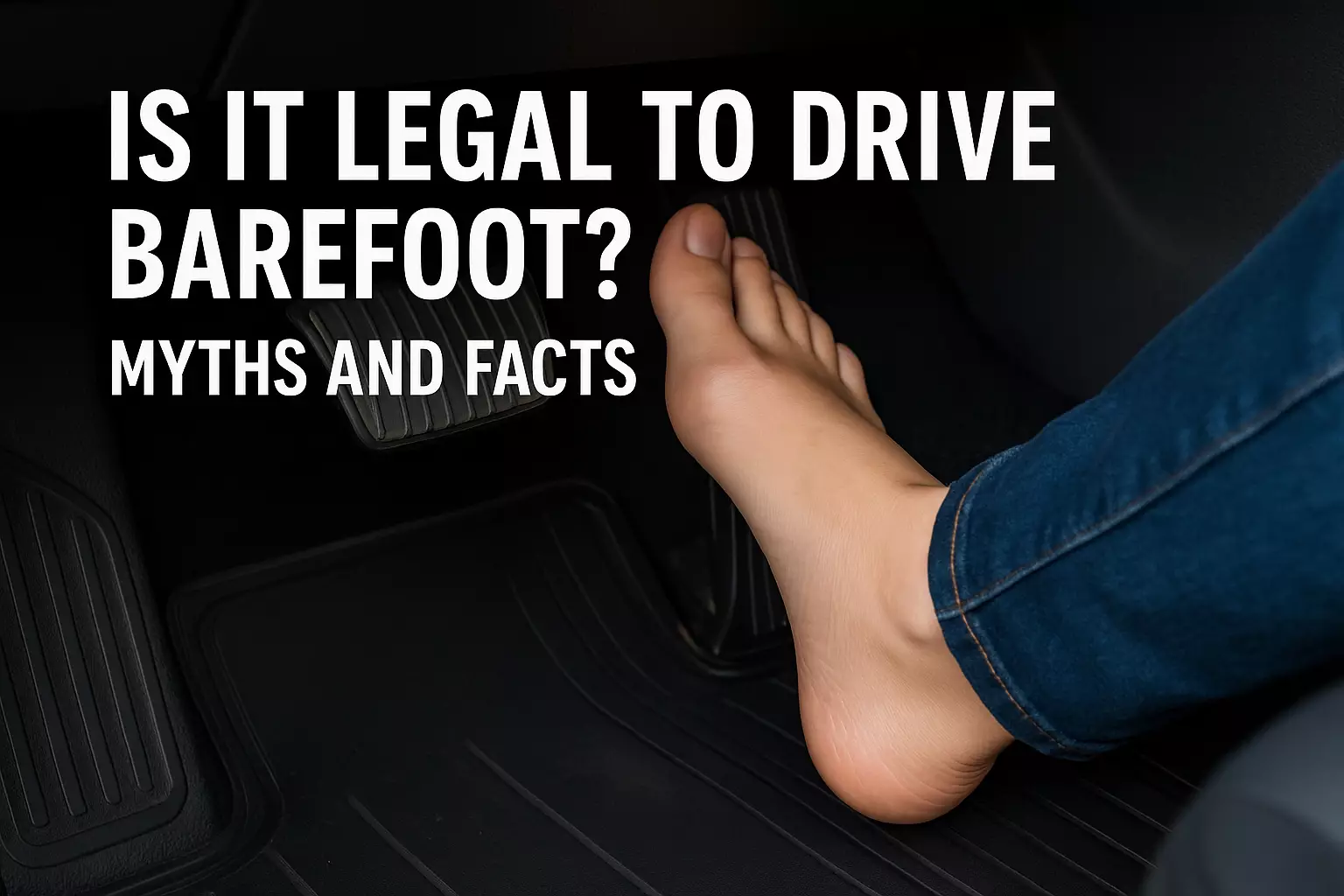 Is It Legal to Drive Barefoot? Myths and Facts