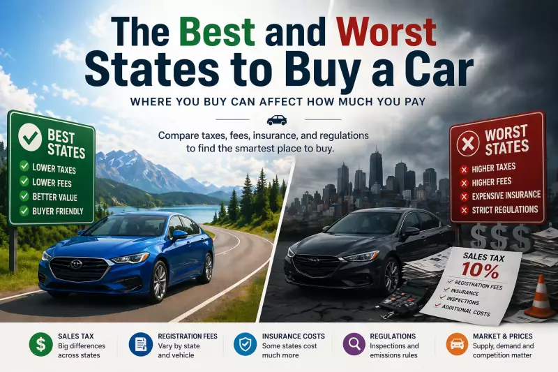 What Makes a State Good or Bad for Buying a Car?