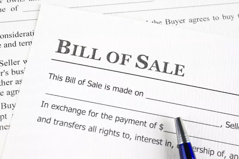 Bill of Sale&Atilde;&acirc;&Atilde;&Acirc;&nbsp;